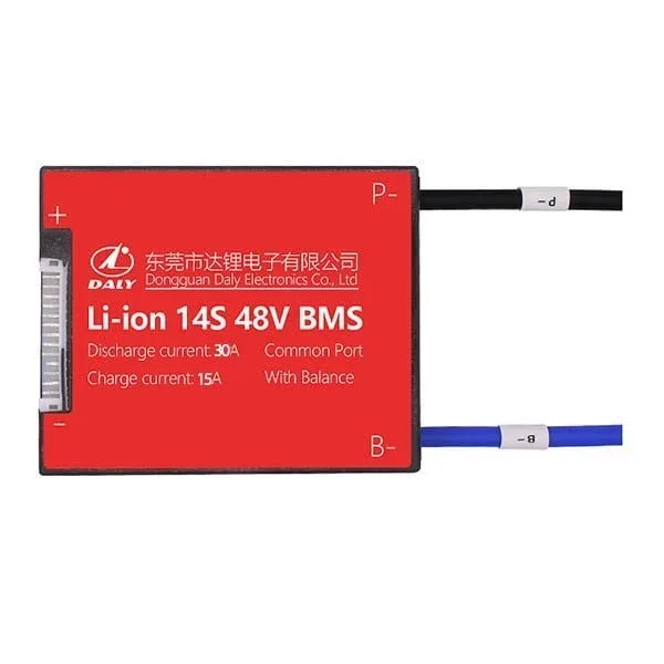 BMS DALY 14S 52V 30A – Batterie Li-ion auto-équilibrée