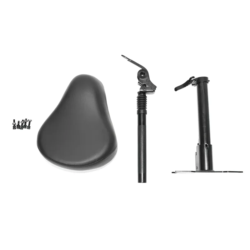 Tige de selle avec suspension et selle pour trottinettes Vipcoo - Absorption des chocs · Réglable · Confort de conduite