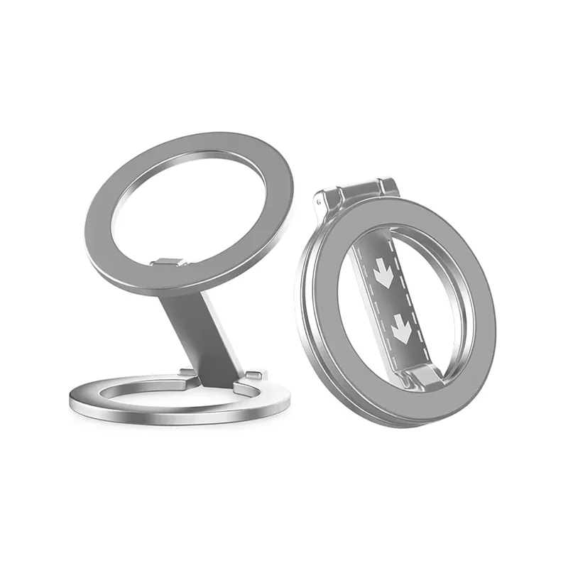 Support Téléphone Magnétique Double Face MagSafe – Anneau Béquille 360° pour iPhone 16 15 14, Huawei, Xiaomi