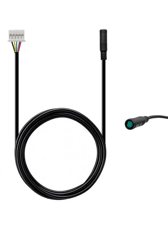 Câble bus Xiaomi Electric Scooter 6 Lite — connecteur rond à bague verte côté display