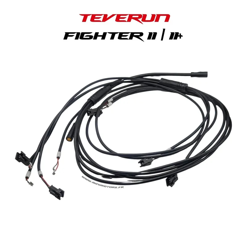 Câble principal guidon version appli 2025 étanche V6 clignotants – Teverun Mini Eco, Mini & compatibles