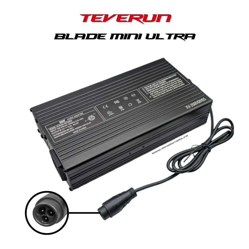 Chargeur rapide 67,2V 6A – Teverun Blade Mini Ultra