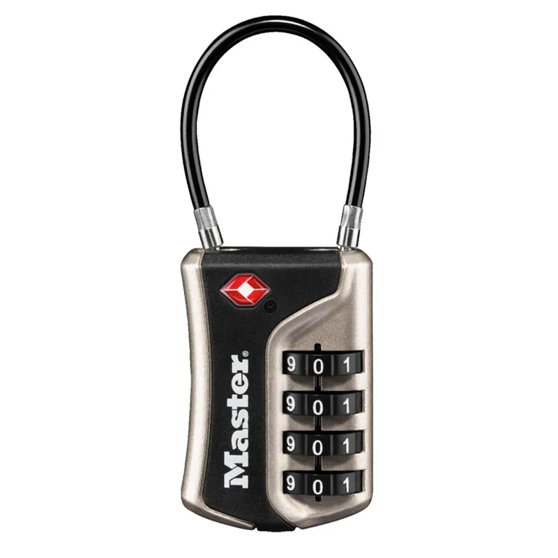 Cadenas à Combinaison TSA 4697EURDNKL , Gris, 9,3 x 3,6 x 1,5 cm