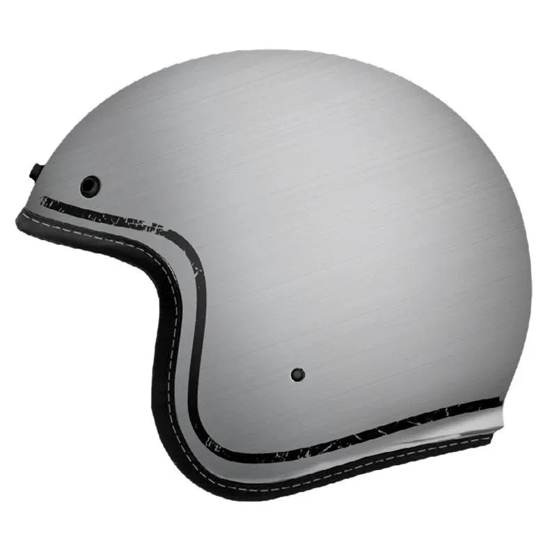 MT HELMET OF507SV B Le Mans 2 SV S Scratched Chrome A2 Matt