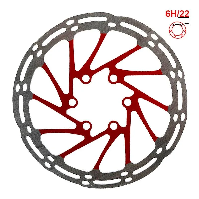 Disque de frein EWD002 140mm 6H rouge pour Ninebot P100SE