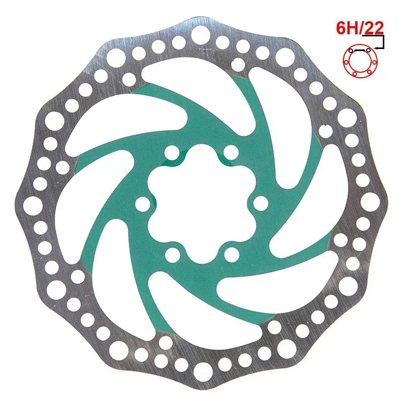 Disque de frein R6.1 140mm 6H Vert pour Ninebot P100SE