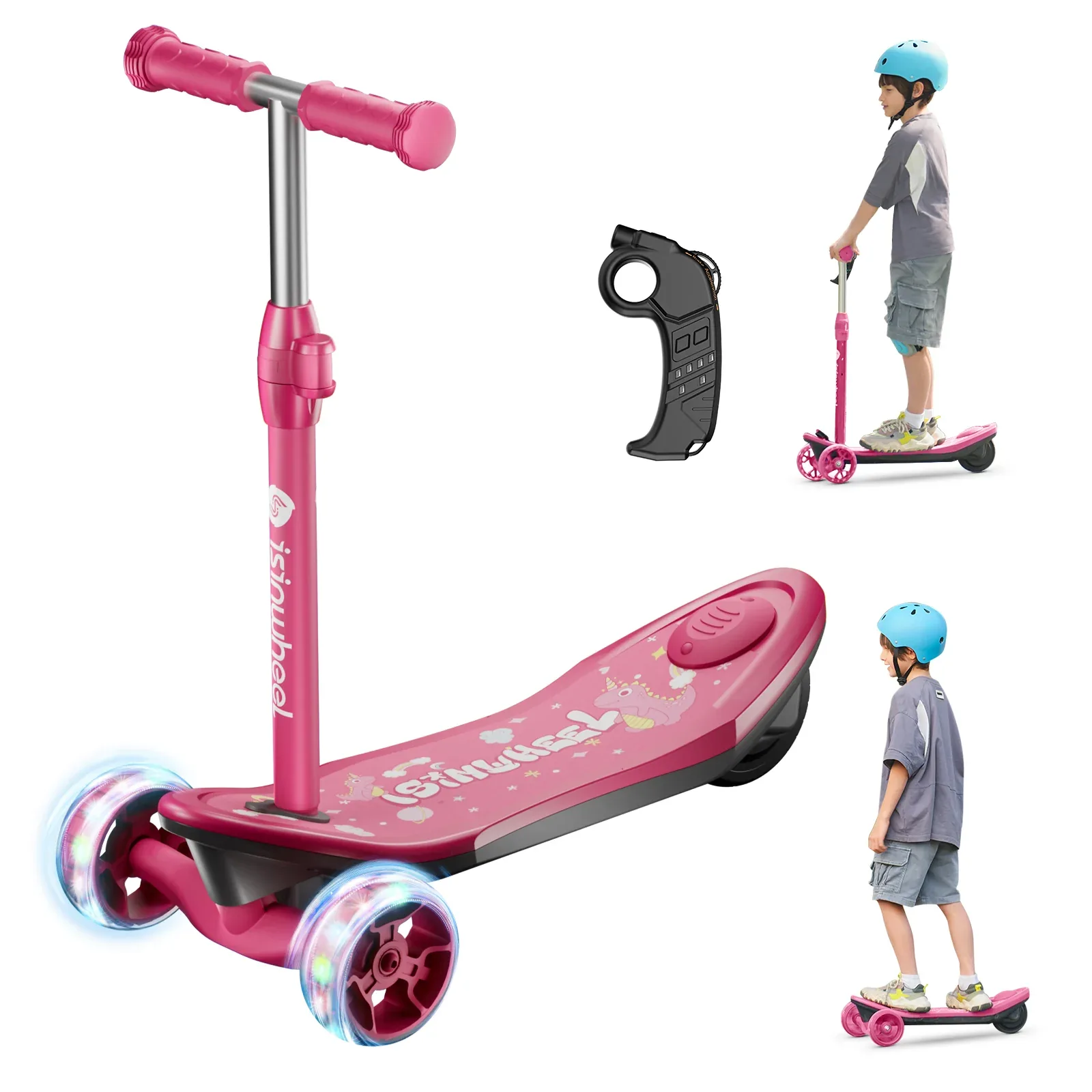 Isinwheel MiniSpider Trottinette Électrique Enfant à 3 Roues (2-en-1)