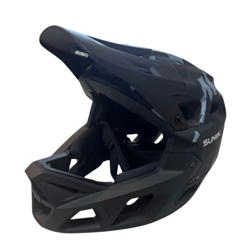 Casque intégral style MTB noir/gris - Trottinette électrique