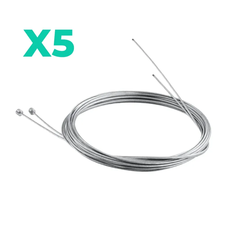 Pack de 5 câbles de frein renforcés 2,5 m – Universel trottinette et vélo