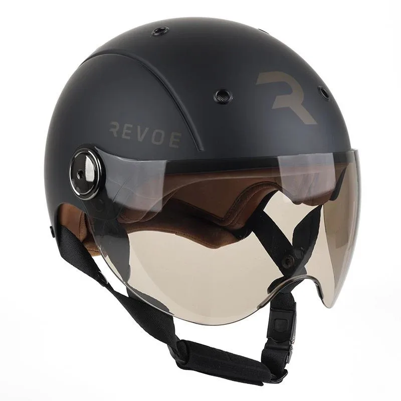 CASQUE ADULTE REVOE PREMIUM URBAIN/CITY NOIR MAT