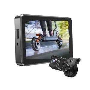 Caméra arrière pour trottinette électrique sur batterie rechargeable.