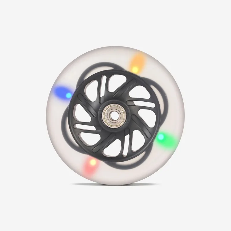 Roue lumineuse · flashing wheel noire 125mm