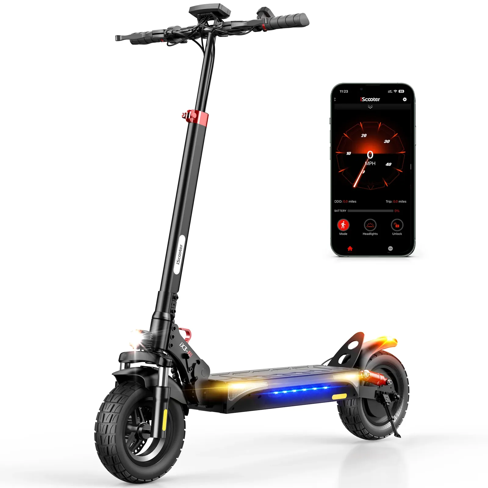 IScooter iX3/W9Air 800W Trottinette électrique Tout Terrain