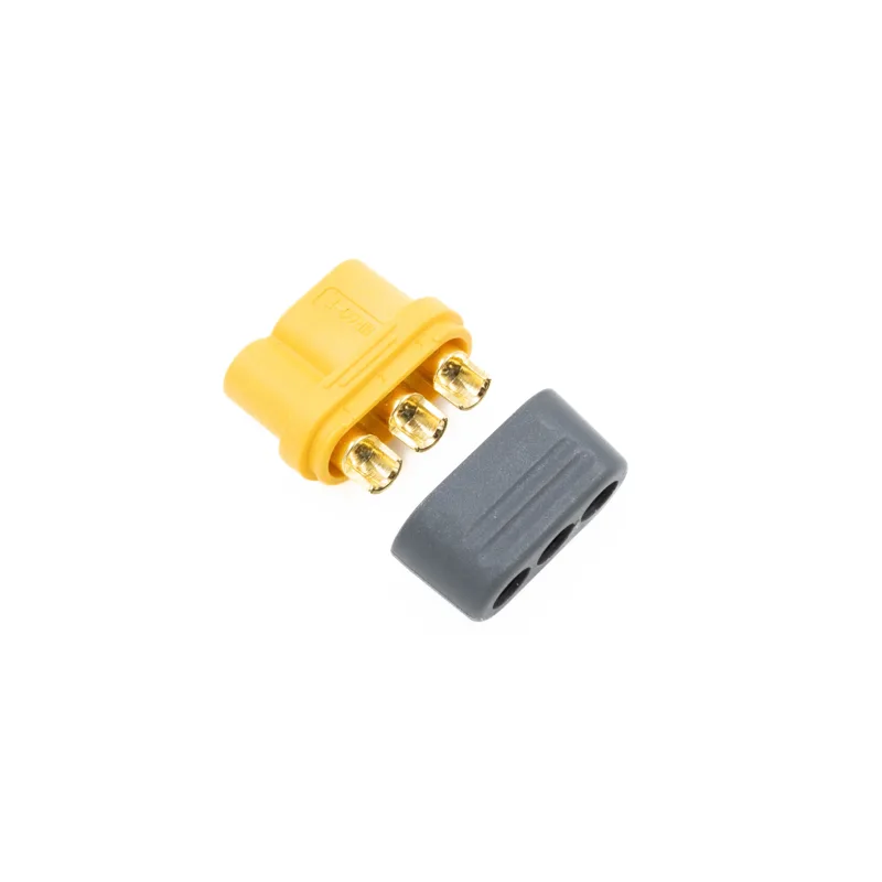 Connecteur Femelle Amass MR60 · Composant Électronique à Courant Élevé · Prise de Batterie RC Plaquée Or · Connexion d'Alimentation à Faible Résistance · Compatible avec Divers Modèles RC