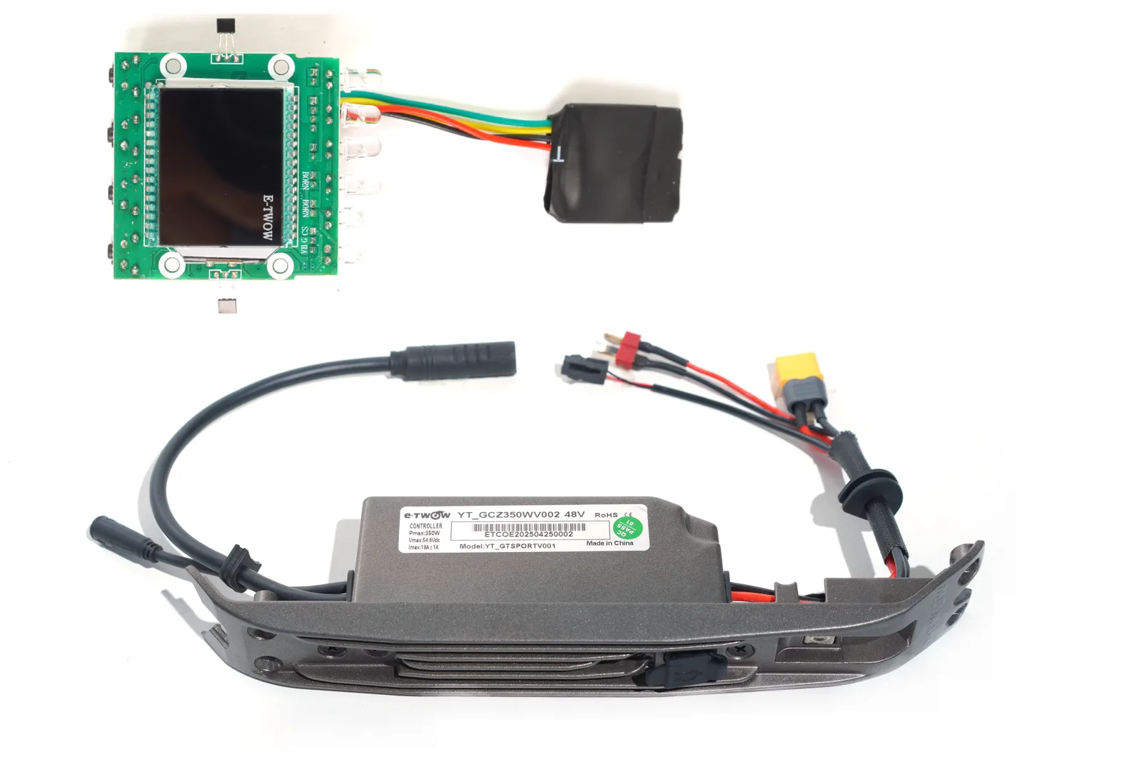 Kit écran et contrôleur 48V GT SPORTS version US pour batterie à 2 câbles
